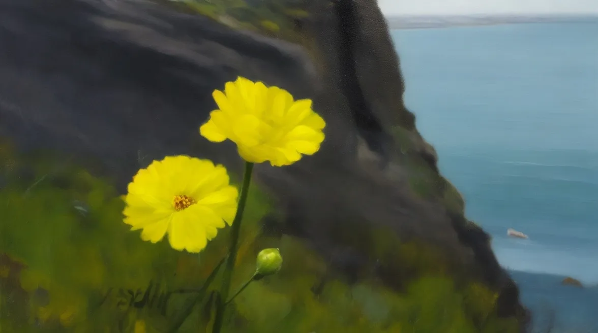 Flower on the Cliff